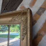 Miroir ancien bois doré fin XVIIIeme début XIXème