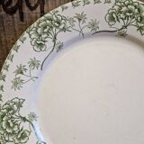 Old flat plate Sarreguemines