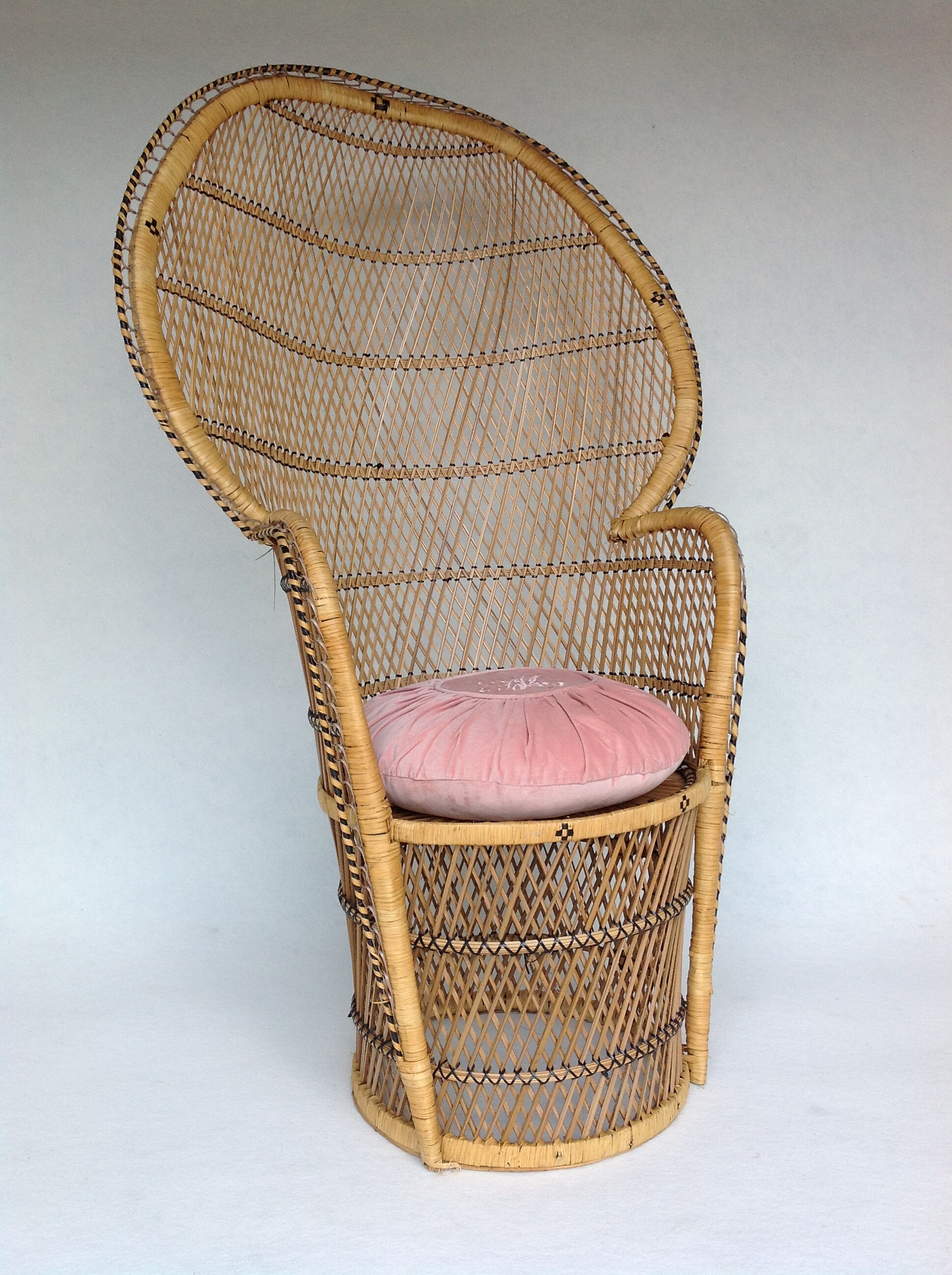 Emmanuelle armchair in rattan