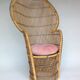 Emmanuelle armchair in rattan