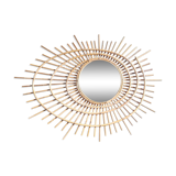 Miroir en rotin 80x62cm