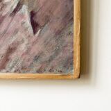 Painting "Mountain", oil on hardboard