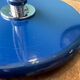 Retro Table Lamp from the 1970s: Articulated Arm, Swivel Shade, Electric Blue Enamel for space age d