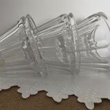 Series of 3 old jam flared jars