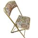 Chaises pliantes motif floral