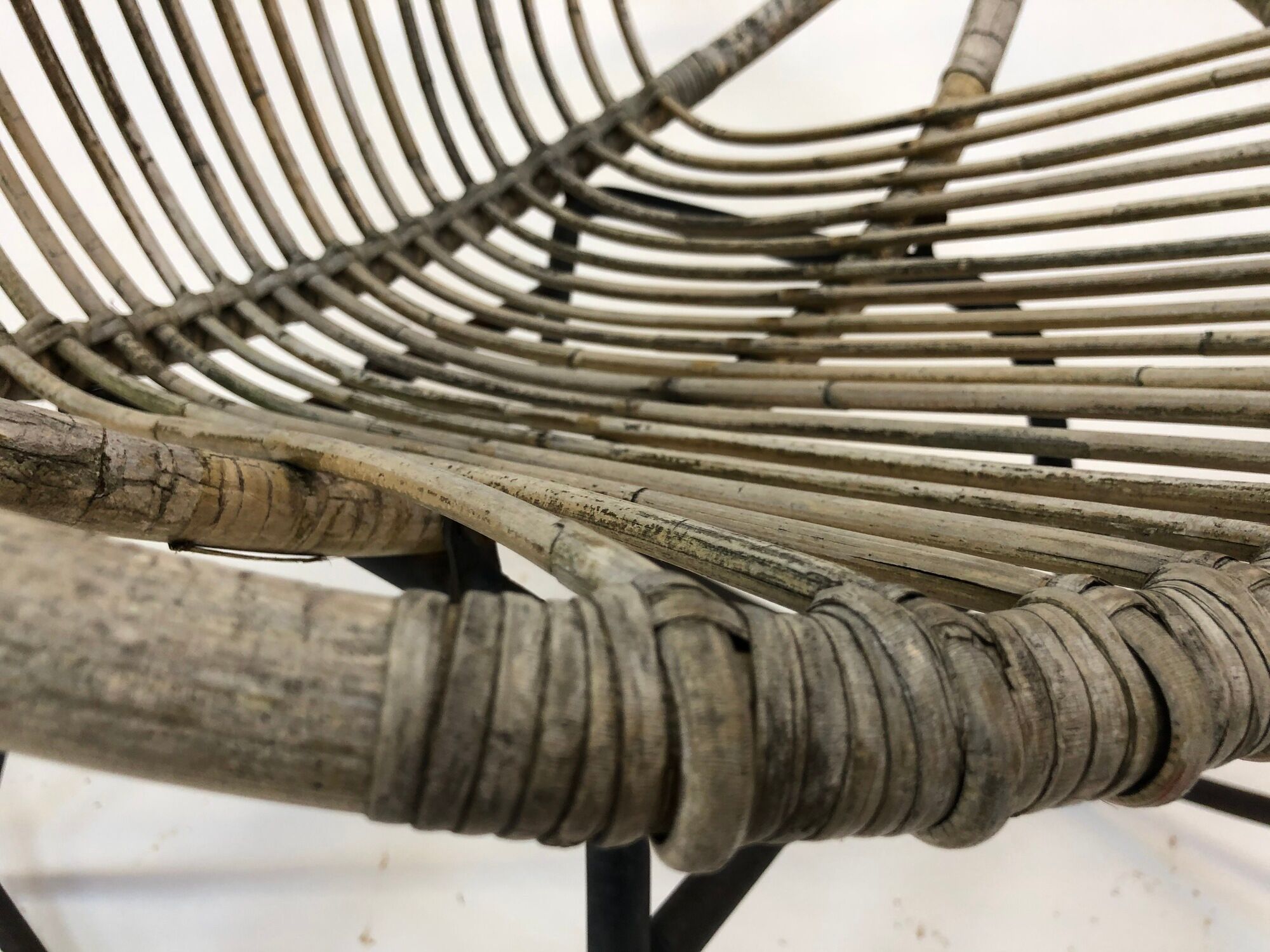 Dirk van Sliedregt Rattan rocking chair Rohe Noordwolde