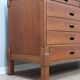 Italian Mid-Century Rationalist Walnut Multi-Drawer sideboard 1970s