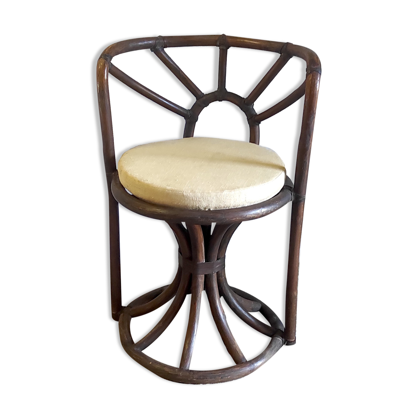 Rattan chair of the Kok House, 70s/80s