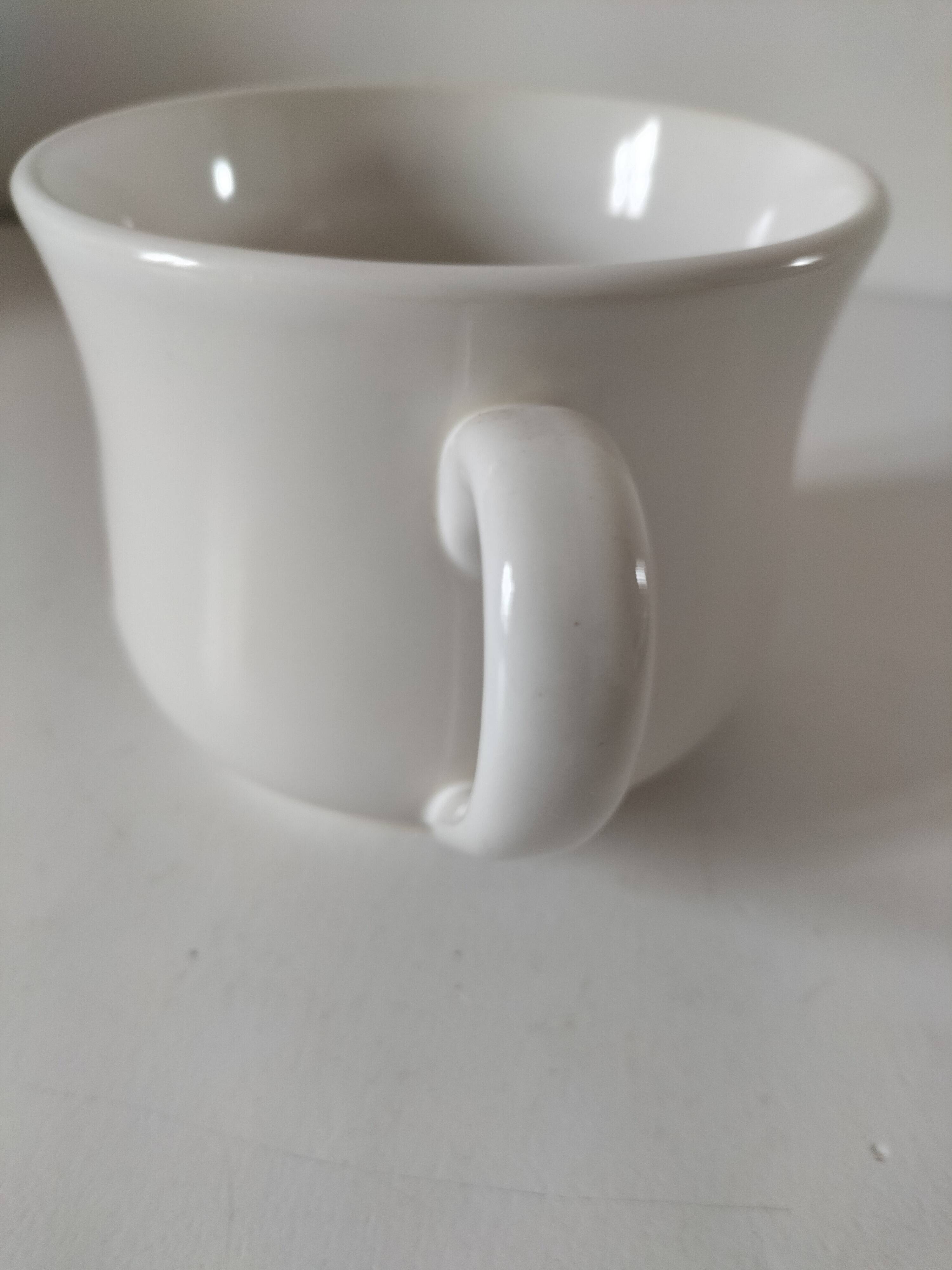 Large breakfast cup Gien floral decoration