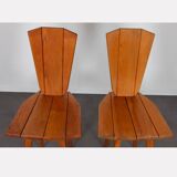 Suite of 6 chairs by Franciszek Aplewicz for LAD, 1960