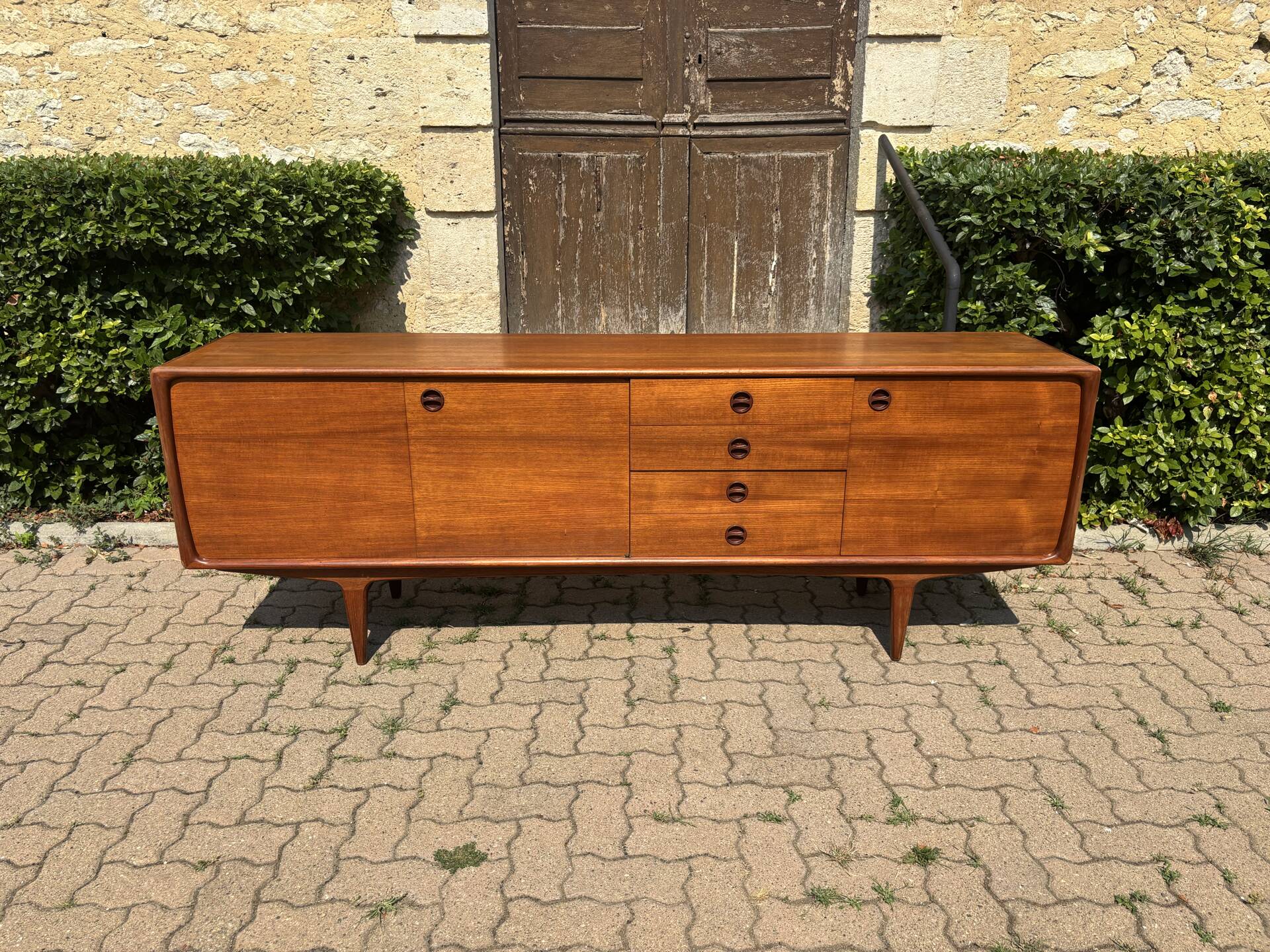 Vintage Scandinavian teak enfilade – 1960s/70s