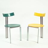 Harvink Zeta postmodern Dutch design chair, set of 2