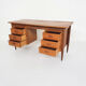 Mid-century teak desk, The Netherlands 1950's