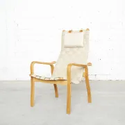 Fauteuil Lounge 'Primo High' d'Yngve Ekström pour Swedese