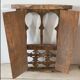 Window of an ancient Kasbah in carved solid wood – Berber craftsmanship