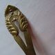 Vintage brass teaspoons