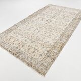 6x10 Vintage Faded Brown & Beige Classic Vintage Rug