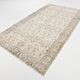 Tapis vintage classique 6x10, marron et beige délavé