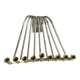 Menorah, nine-branched candlesticks, Karshi, 1960