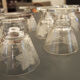 Former service of 36 glasses with grape decoration - vine leaves