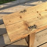 Large antique solid wood bench – 2.40 m