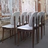 Six chaises Baumann modèle Pégase