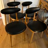 Set of 4 Pierre Gariche chairs (Unicorn)