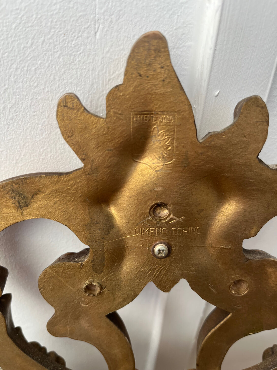 Baroque mirror signed roberta wood