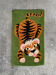 Scandinavian tiger Rya rug, wool, 1970s.