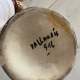 Vallauris numbered vase
