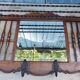 Coat rack with mirror