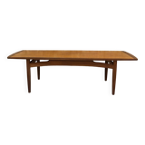 Large Scandinavian teak coffee table