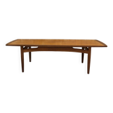 Large Scandinavian teak coffee table