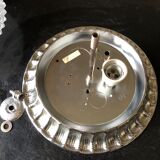 Sea urchin-tipped ceiling lamp with diamond-tipped glass