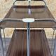 60s 70s serving trolley dinette side table space age brown design