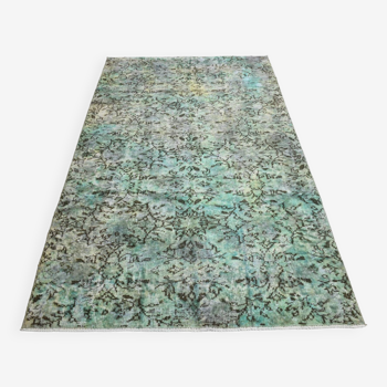 5x8 plants style vintage rug, 148x243cm