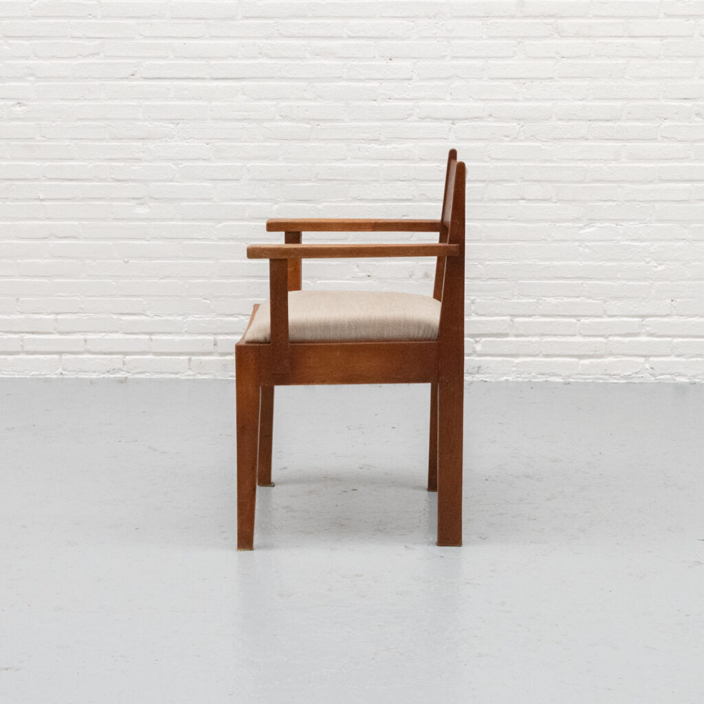 Chaise d'école Art déco néerlandaise de La Haye