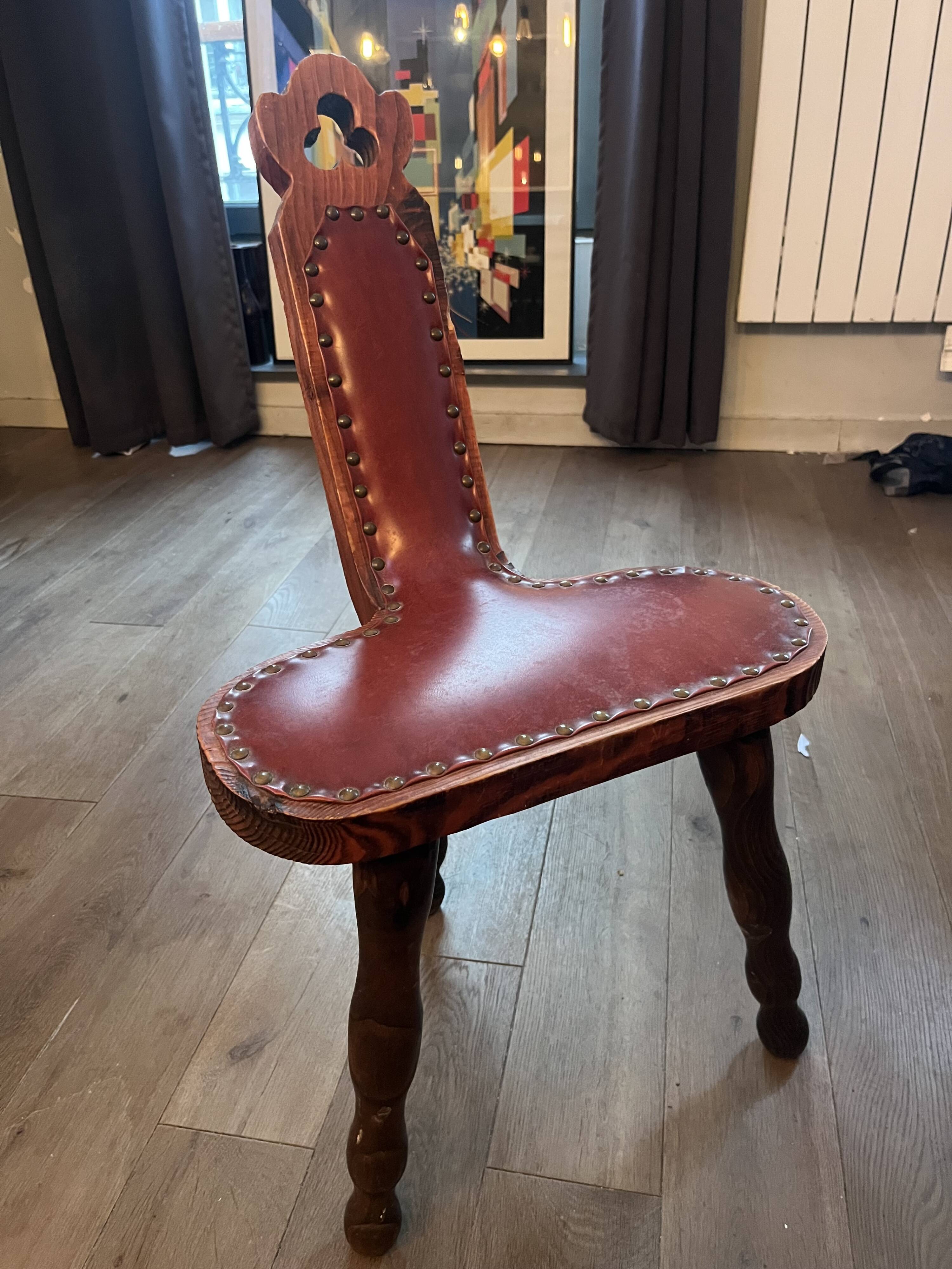 Old milking chair