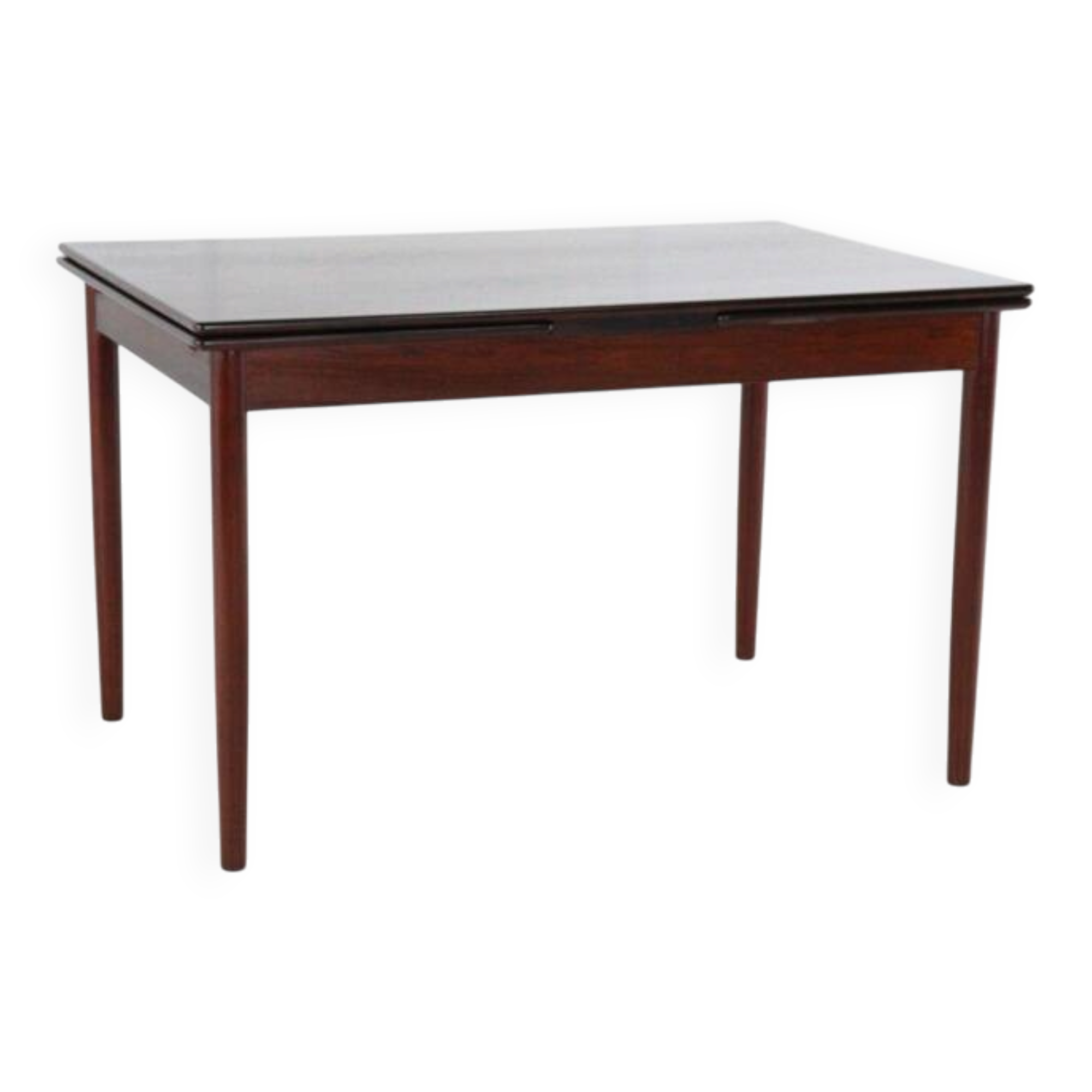Table à manger extensible en bois de rose 'Stenstrup' - style mid-century moderne