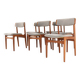 Ensemble de 6 chaises Thorsø Stole- og Møbelfabrik - design danois du milieu du siècle