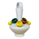 Multicoloured ceramic vase from the 1950s.