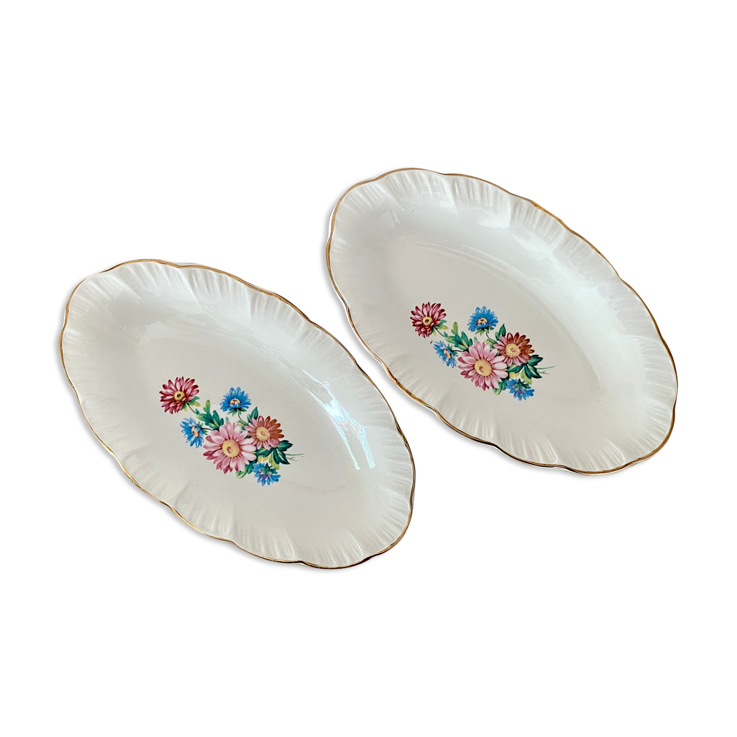 Set of two vintage Raviers Digoin