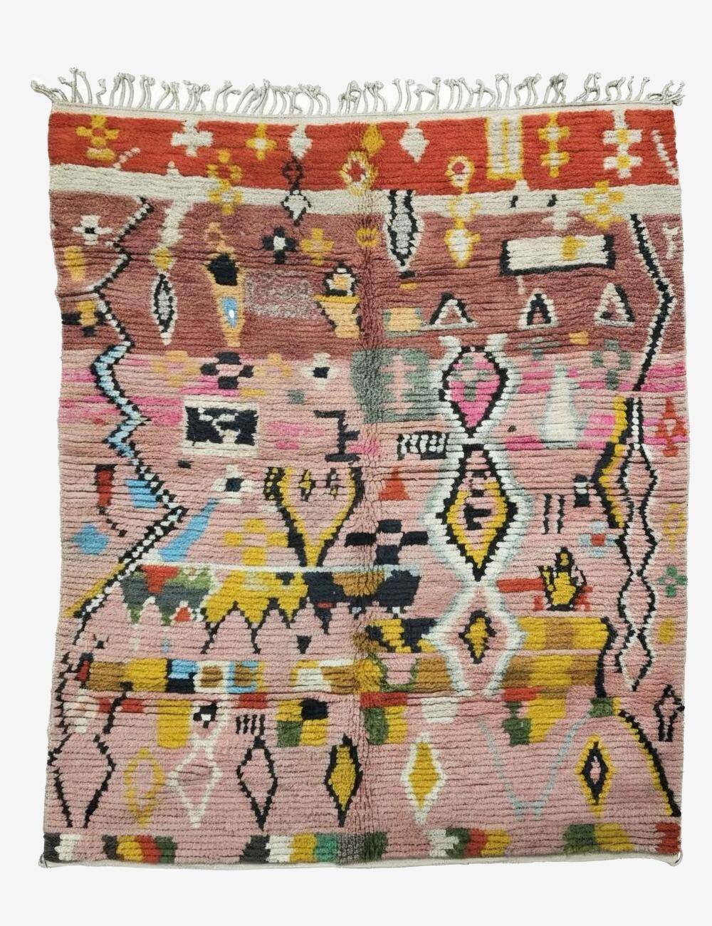 Tapis Coloré contemporain - 272 x 219 cm