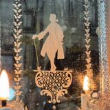 Pair of Venetian Murano Glass Wall Mirrors Circa 1900
