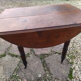 Round Half Moon Console Table