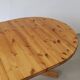 Table à manger extensible en pin massif | Scandinavie | Années 1970