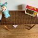 Vintage rattan shelf, console