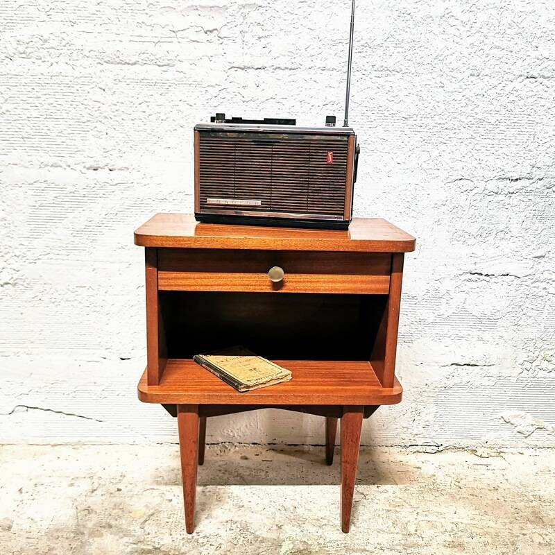 Vintage 60s bedside table