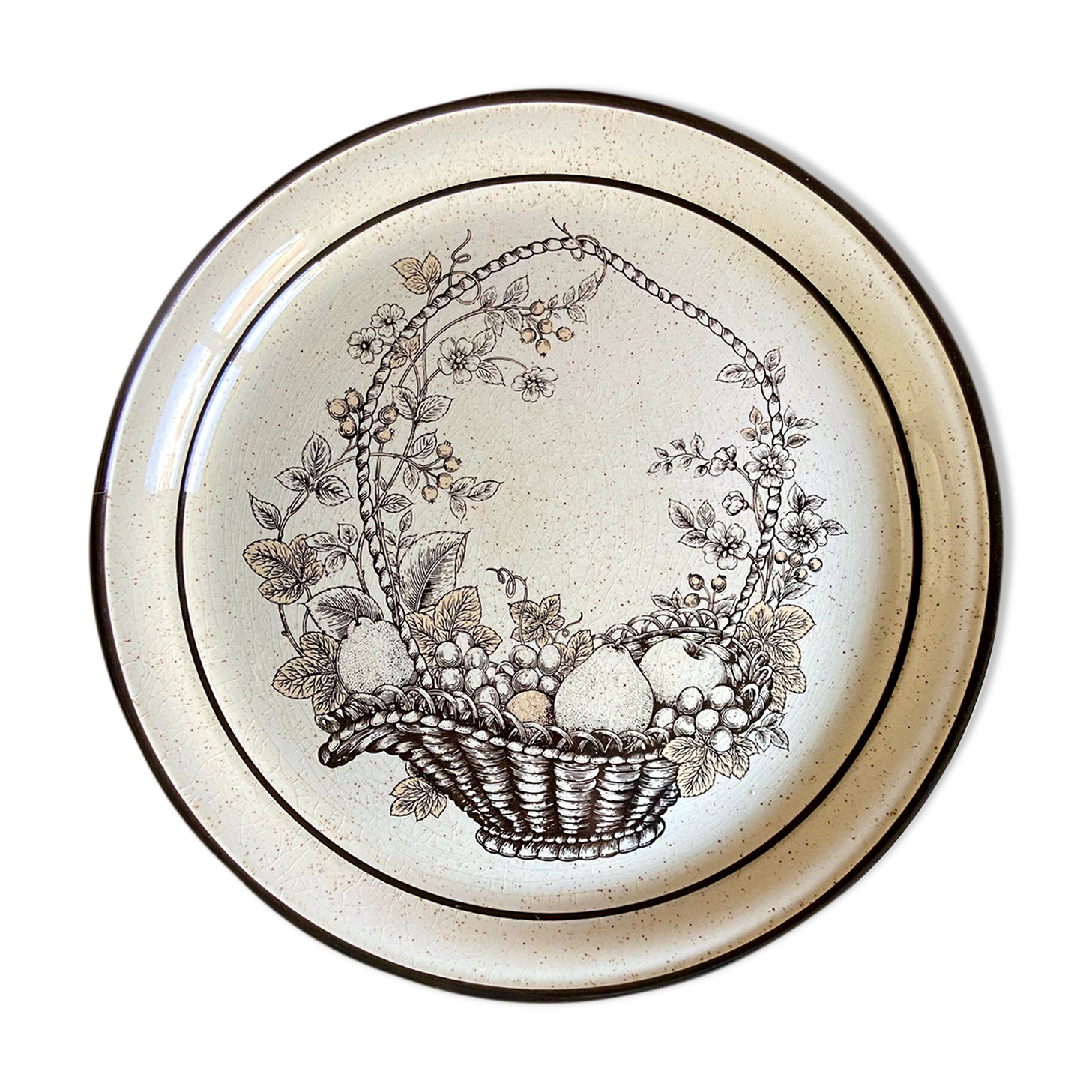 6 vintage arklow ireland dessert plates