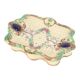 Antique French Majolica Earthenware Asparagus Plate, 19th Century